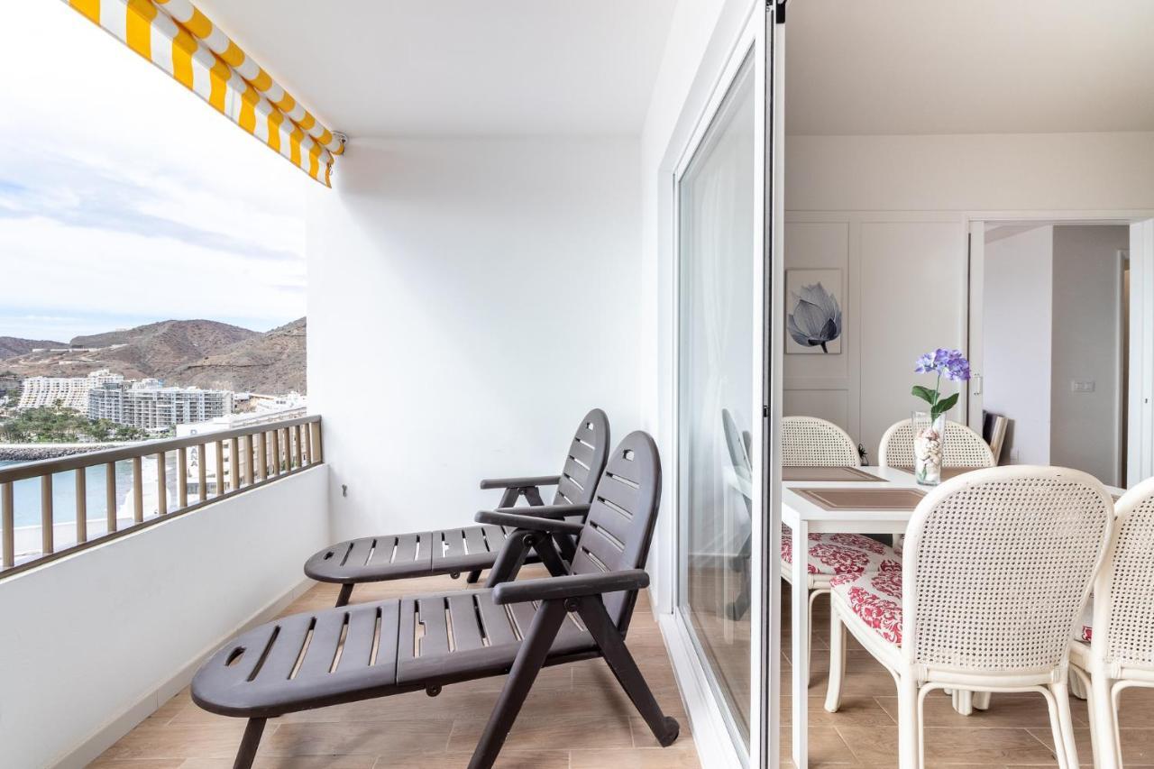 Flatguest Danubio + Sea View + Pool + Beach Mogán Extérieur photo